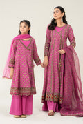 Maria B | 3 Piece Printed Linen Suit | MKD-W24-16 - by - Libasekhas UK - Registered Vendor of : Maria B - 100% Original Designer Dresss