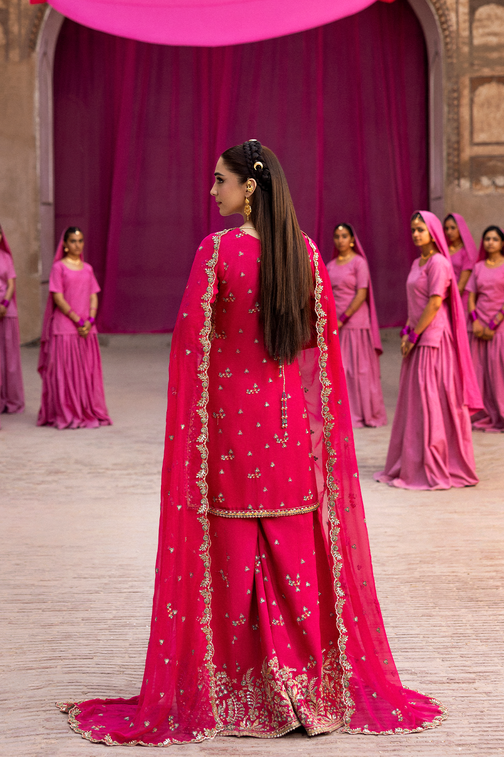 Emaan Adeel I The Empress Wedding Formals I IMAELISSA - by Libasekhas UK - Registered Vendor of : Emaan Adeel - 100% Original Designer Dress