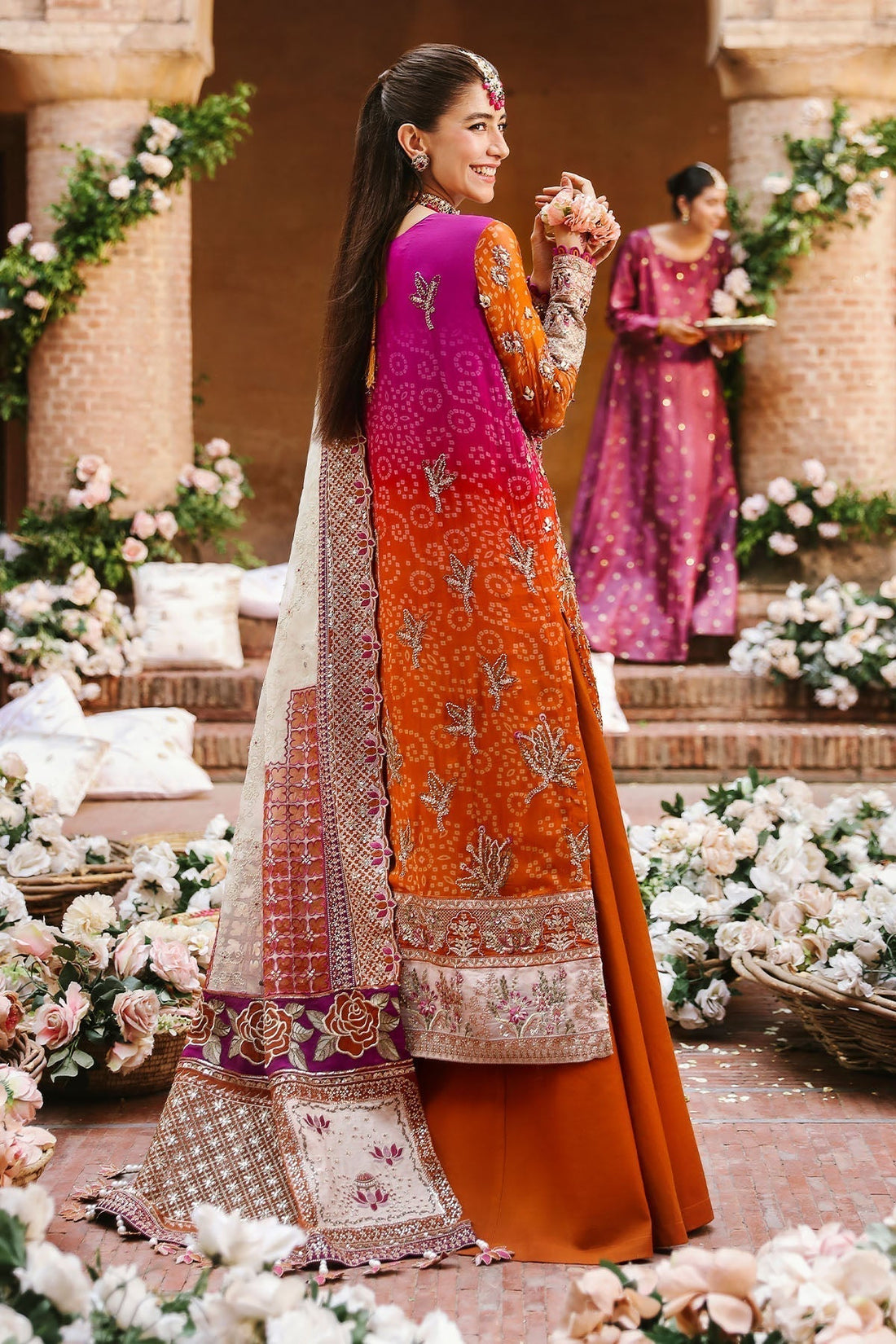 Nureh | Jhoomro Wedding Formals | NL-66 BANO - by - Libasekhas UK - Registered Vendor of : Nureh - 100% Original Designer Dresss