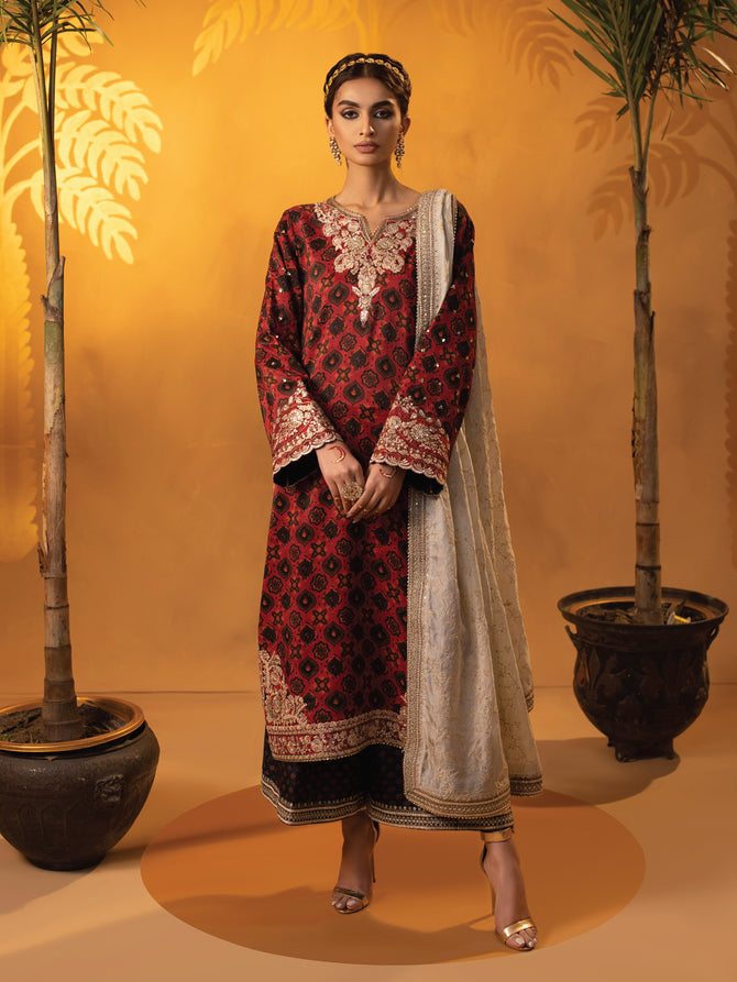 Faiza Faisal | Signature Pret Eid Edit |Carina - by - Libasekhas UK - Registered Vendor of : Faiza Faisal - 100% Original Designer Dresss
