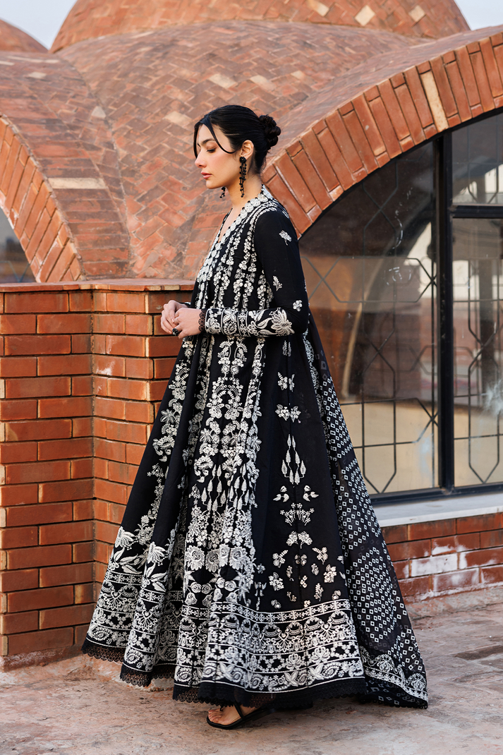 Emaan Adeel | Mirabelle Festive Luxury Lawn | MIDNIGHT BLISS - by Libasekhas UK - Registered Vendor of : Emaan Adeel - 100% Original Designer Dress