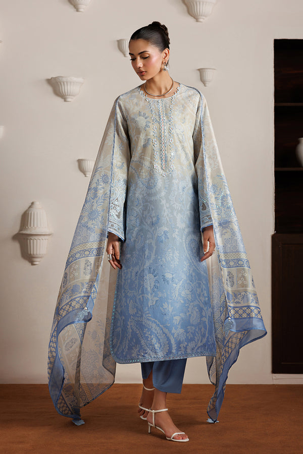 Baroque | Luxury Summer Pret | UF-4524 - by Libasekhas UK - Registered Vendor of : Baroque - 100% Original Designer Dress