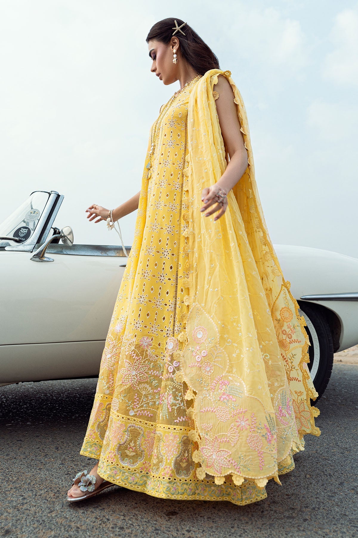 Nureh | Khuwab Luxury Lawn | NE-144 - by - Libasekhas UK - Registered Vendor of : Hoorain Designer Wear - 100% Original Designer Dresss