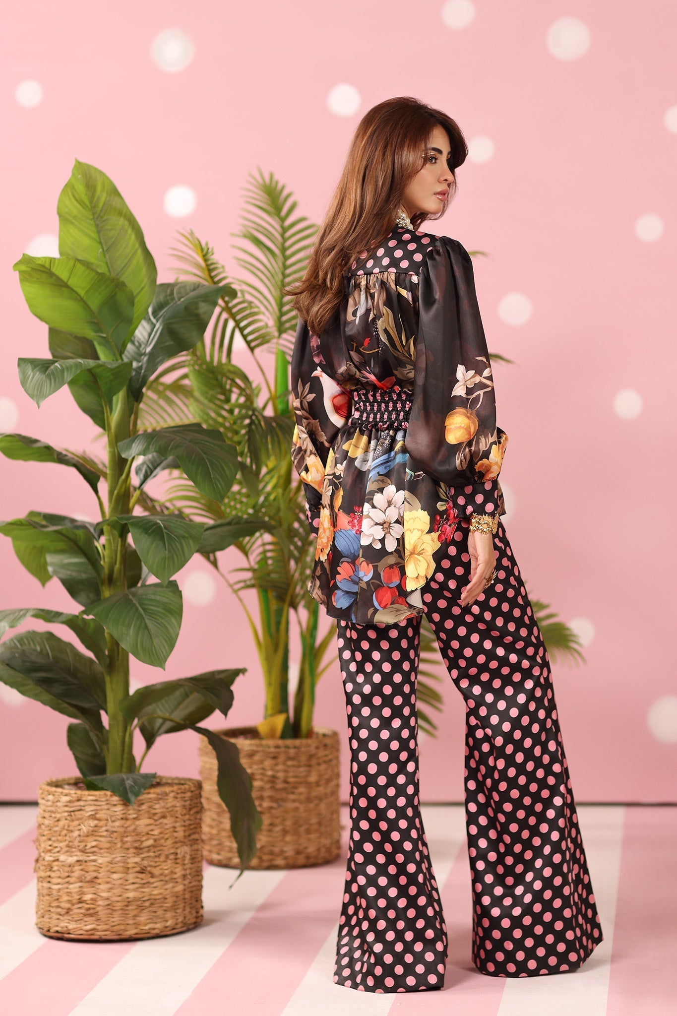 Musferah Saad | Resort Collection | Polka Panache - by Libasekhas UK - Registered Vendor of : Musferah Saad - 100% Original Designer Dress