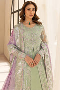 Farasha | Lu Zella Premium Formals 25 | Sage Luxe - by Libasekhas UK - Registered Vendor of : Farasha - 100% Original Designer Dress