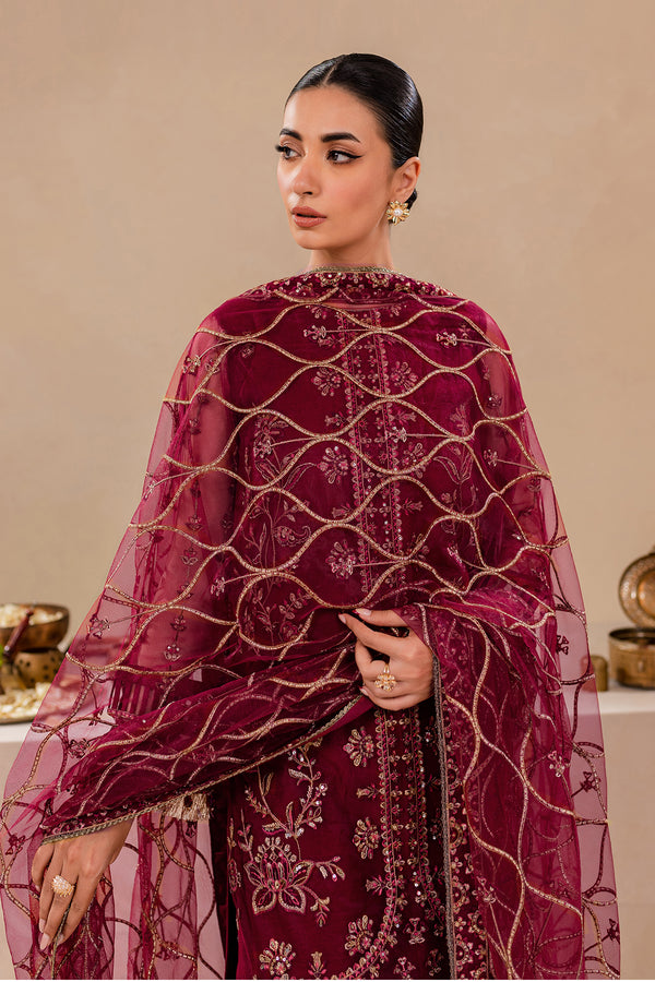 Farasha | Lumiere Formals |ROUGE PINK - by - Libasekhas UK - Registered Vendor of : Farasha - 100% Original Designer Dresss