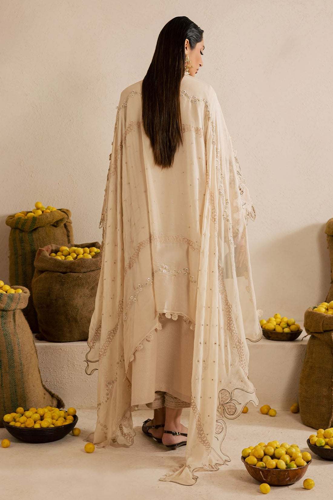 Nureh | Karandi Collection | NE-218 - by Libasekhas UK - Registered Vendor of : Nureh - 100% Original Designer Dress