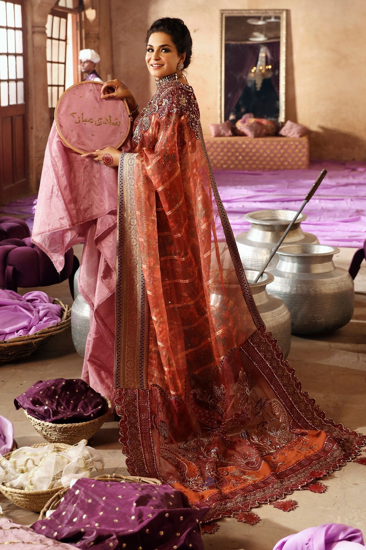 Nureh | Jhoomro Wedding Formals | NL-71 GEHNA - by - Libasekhas UK - Registered Vendor of : Nureh - 100% Original Designer Dresss