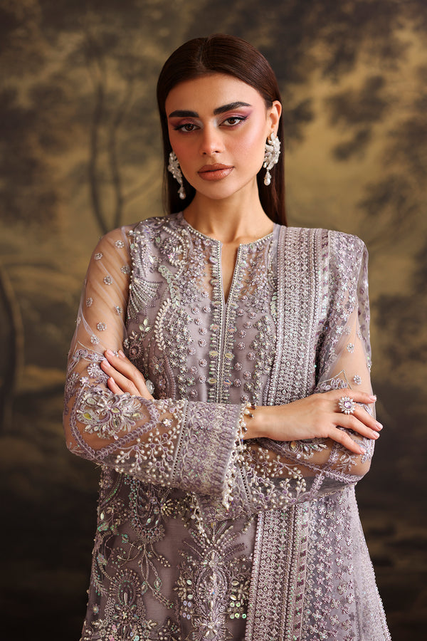 Baroque | Formals Collection | EMBROIDERED NET UF-4379 - by Libasekhas UK - Registered Vendor of : Baroque - 100% Original Designer Dress