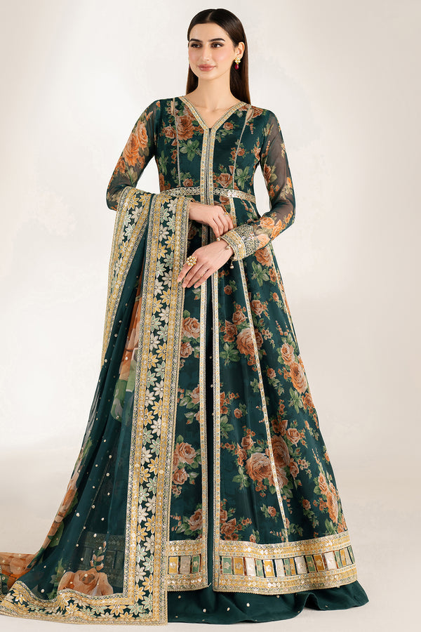 Farasha | Fiorella Formals | Teal Passion - by Libasekhas UK - Registered Vendor of : Farasha - 100% Original Designer Dress