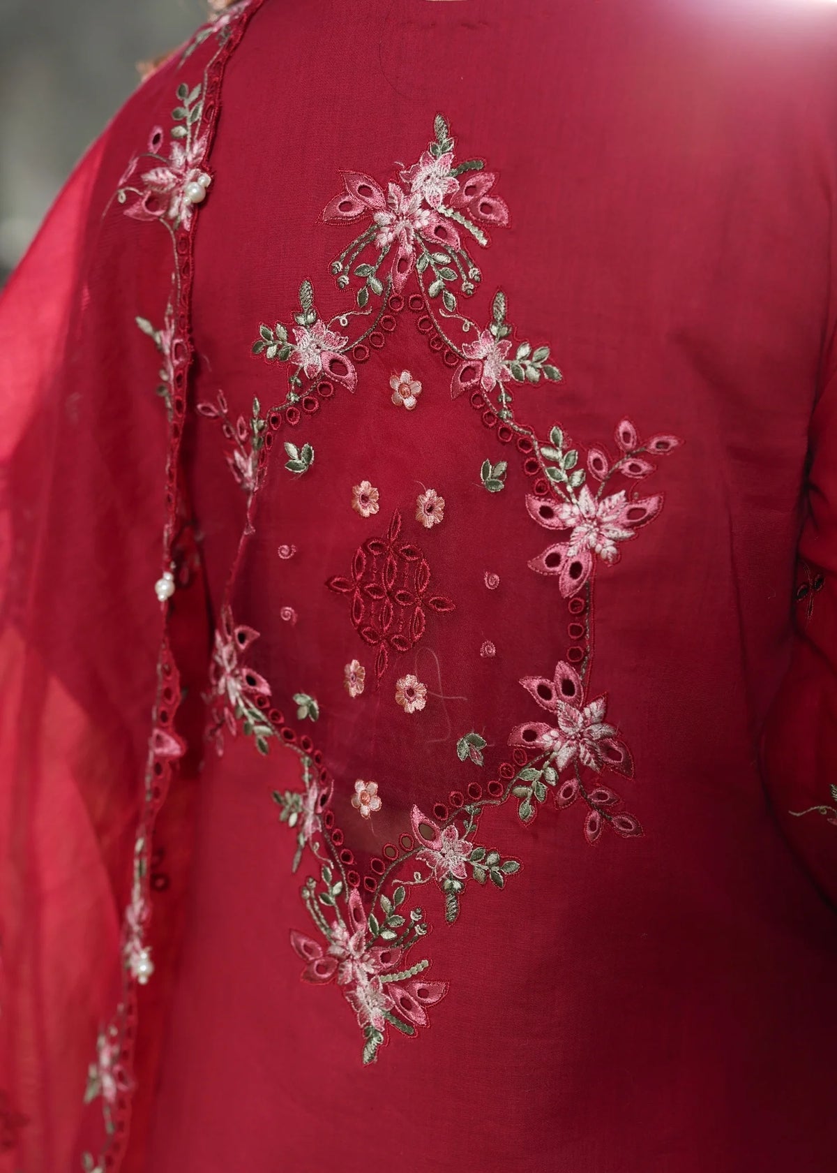 Sardinia | Tales of Petals | FLORAL FUCHSIA - by Libasekhas UK - Registered Vendor of : Sardinia - 100% Original Designer Dress