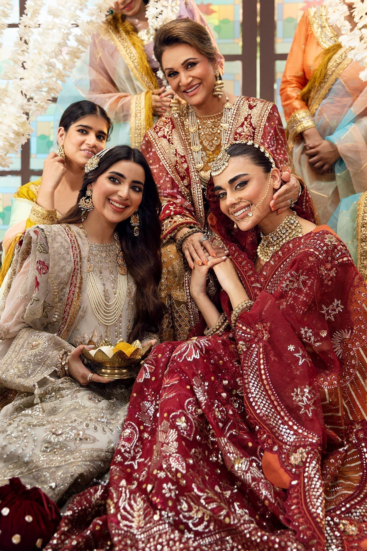 Nureh | Jhoomro Wedding Formals | NL-53 - MAHRO - by - Libasekhas UK - Registered Vendor of : Nureh - 100% Original Designer Dresss