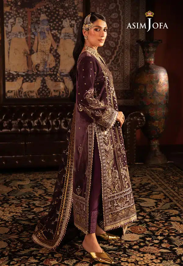Asim Jofa | Makhmal Wedding Velvet 23 | AJMM-06 - by - Libasekhas UK - Registered Vendor of : Asim Jofa - 100% Original Designer Dresss