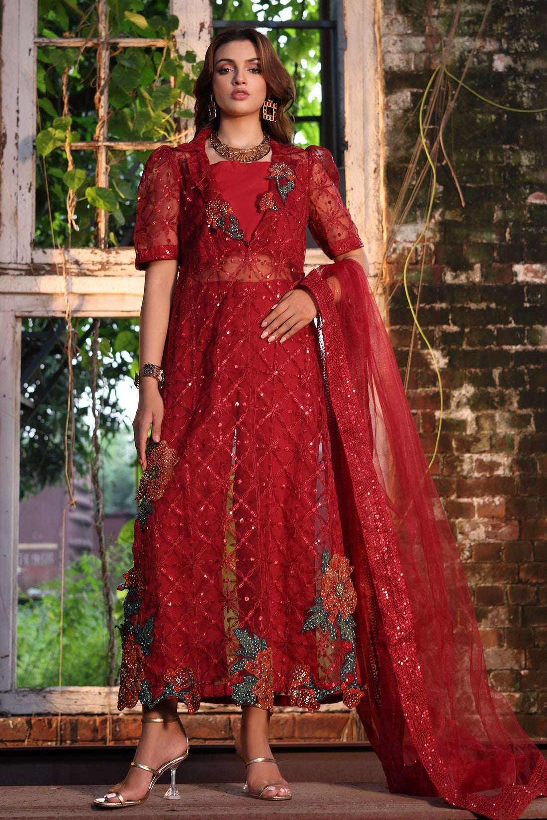 Charizma | Festive Pret | CMA-4-052 - by Libasekhas UK - Registered Vendor of : Charizma - 100% Original Designer Dress