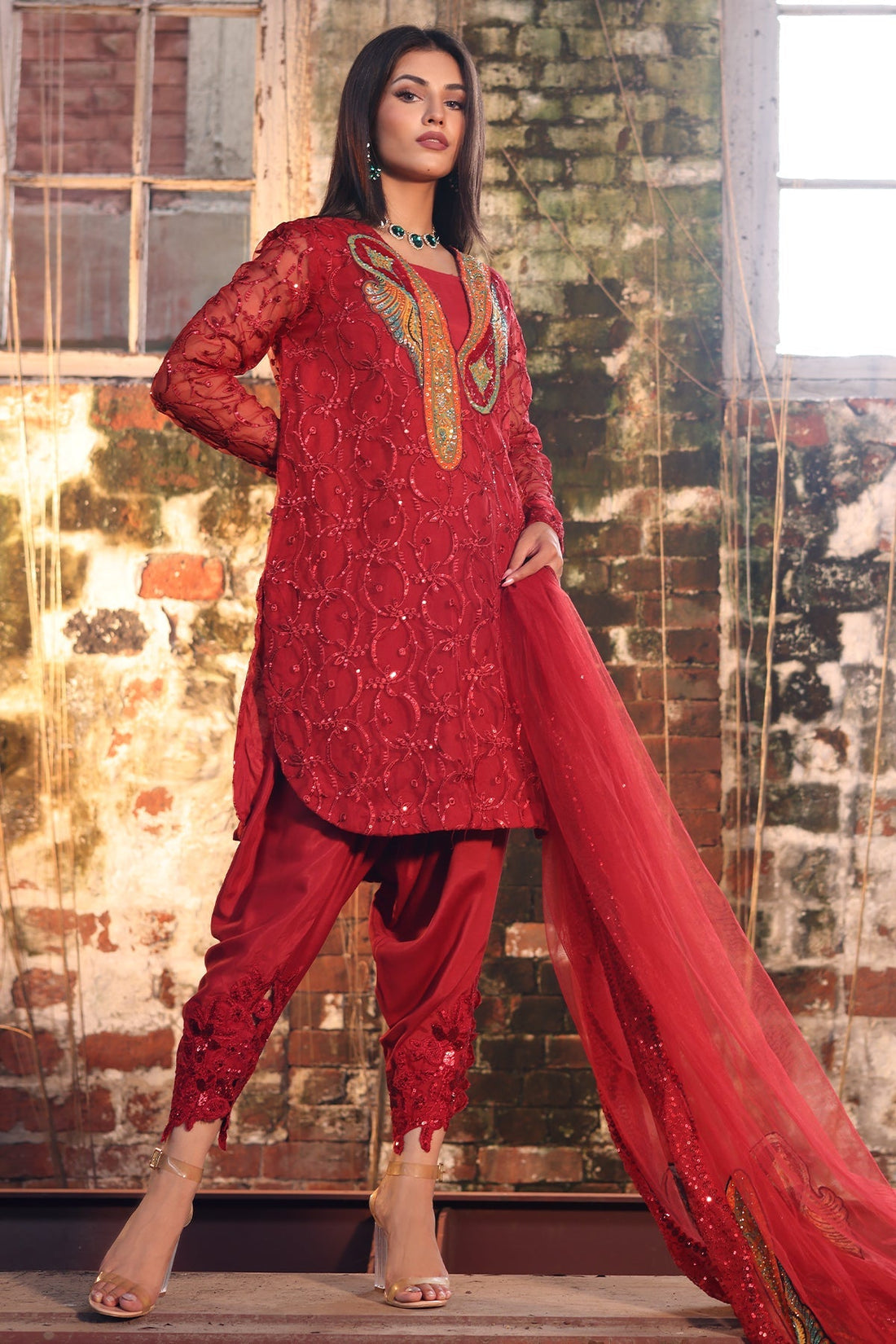 Charizma | Festive Pret | CMA-4-051 MM - by Libasekhas UK - Registered Vendor of : Charizma - 100% Original Designer Dress