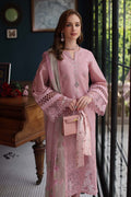 Noor by Saadia Asad | Eid Luxury Schiffli Laserkari 25 | D3- Blush Pink - by - Libasekhas UK - Registered Vendor of : Noor by Saadia Asad - 100% Original Designer Dresss