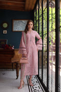 Noor by Saadia Asad | Eid Luxury Schiffli Laserkari 25 | D3- Blush Pink - by - Libasekhas UK - Registered Vendor of : Noor by Saadia Asad - 100% Original Designer Dresss