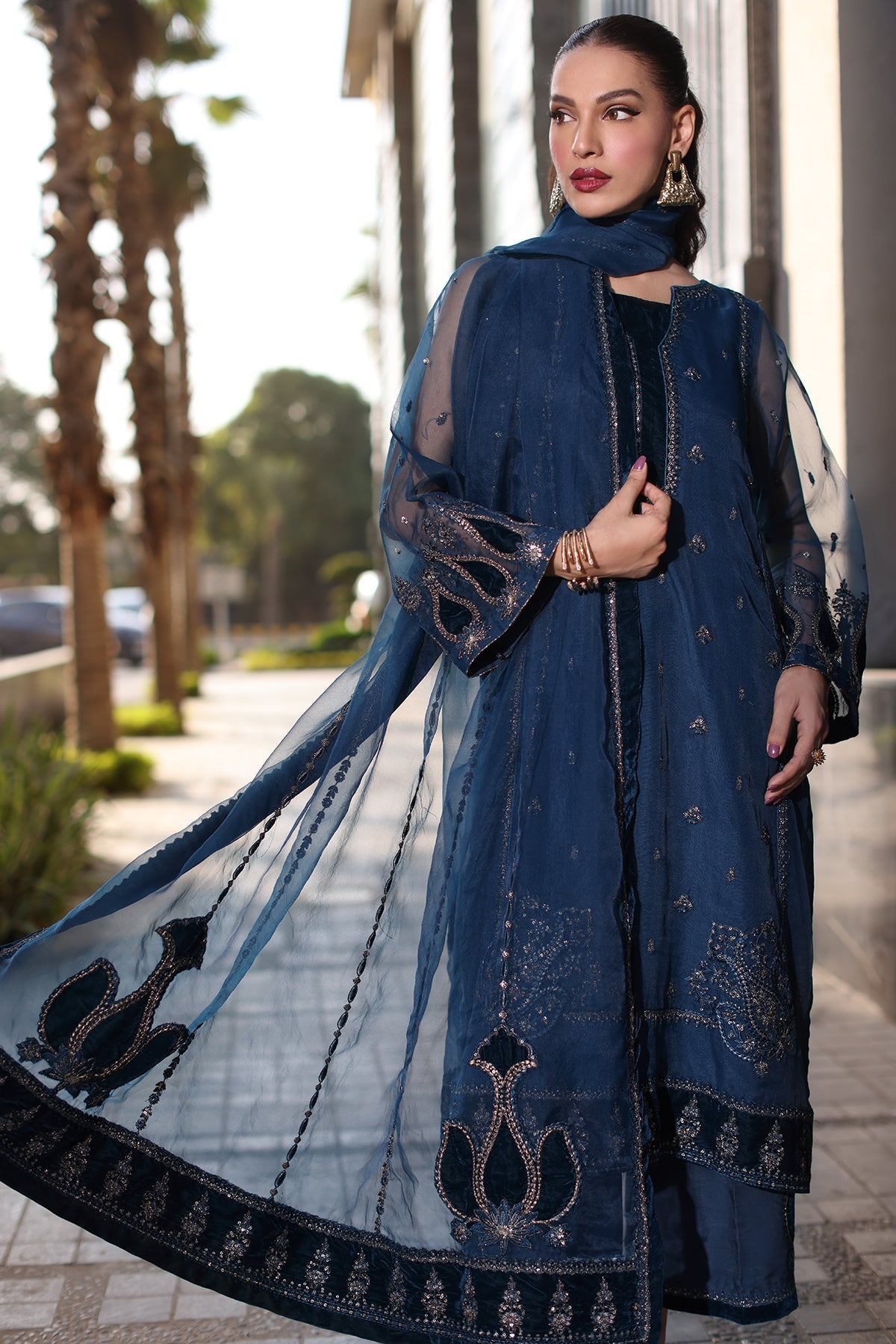Charizma | Festive Pret | CMA-4-092 - by - Libasekhas UK - Registered Vendor of : Charizma - 100% Original Designer Dresss
