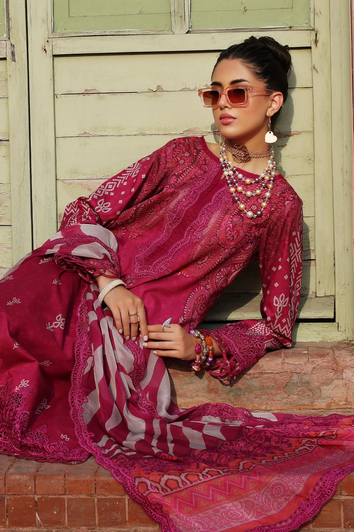 Charizma | Combination 25 | CCS-4-23 - by - Libasekhas UK - Registered Vendor of : Charizma - 100% Original Designer Dresss