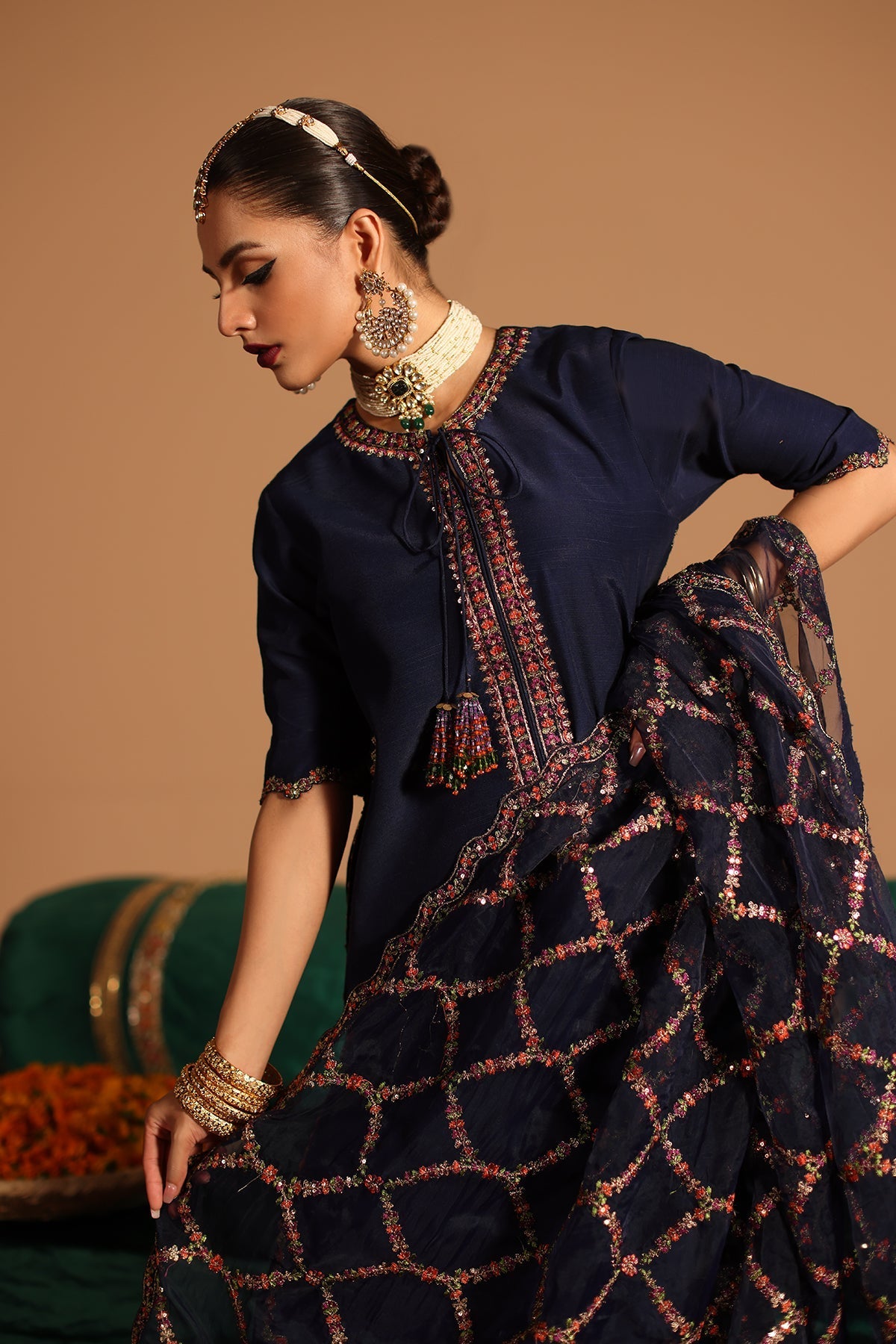 Charizma | Festive Pret | CMA-4-099 - by - Libasekhas UK - Registered Vendor of : Charizma - 100% Original Designer Dresss