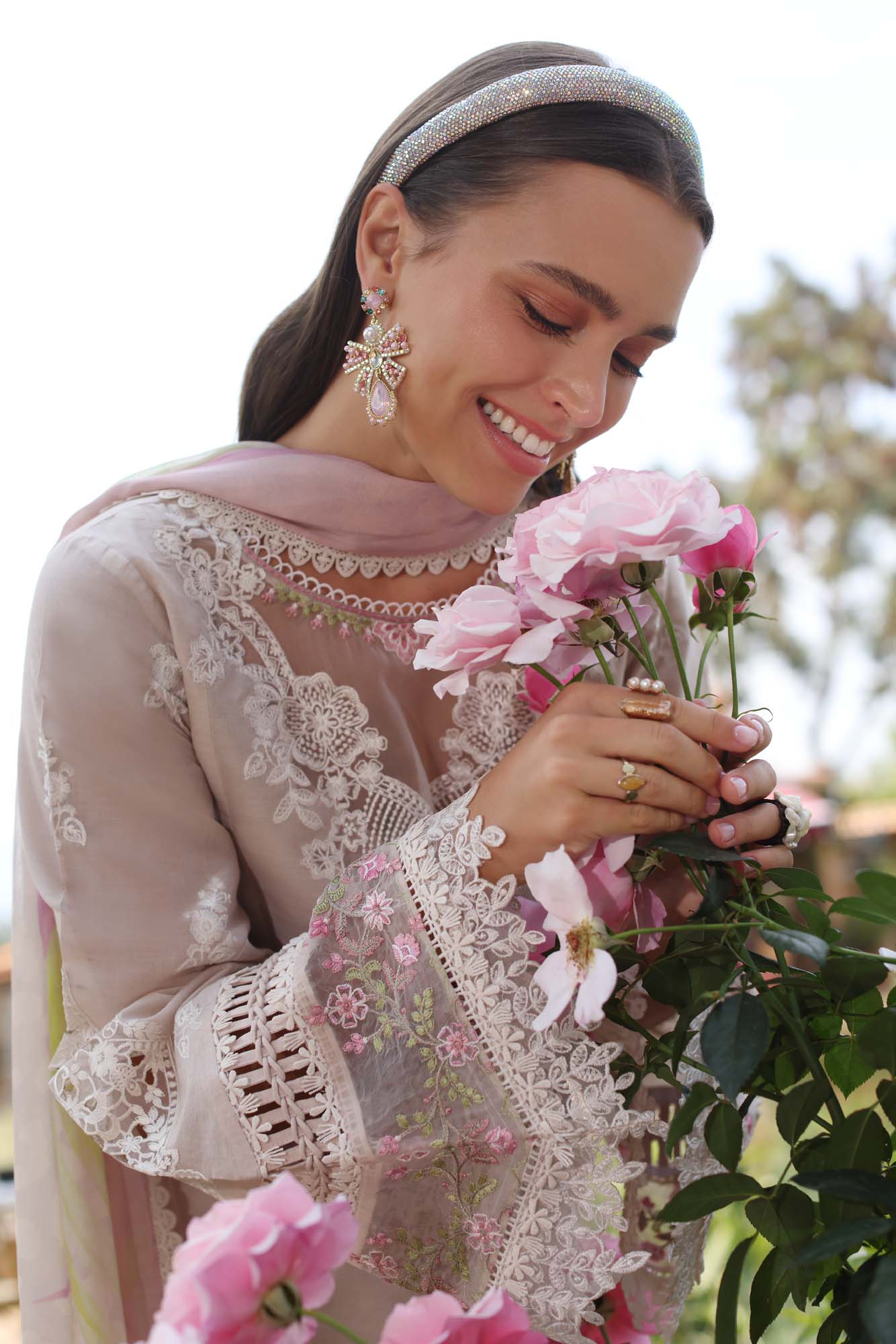 Noor by Saadia Asad | Luxe Chikankari 25 | D4-A - by - Libasekhas UK - Registered Vendor of : Noor by Saadia Asad - 100% Original Designer Dresss