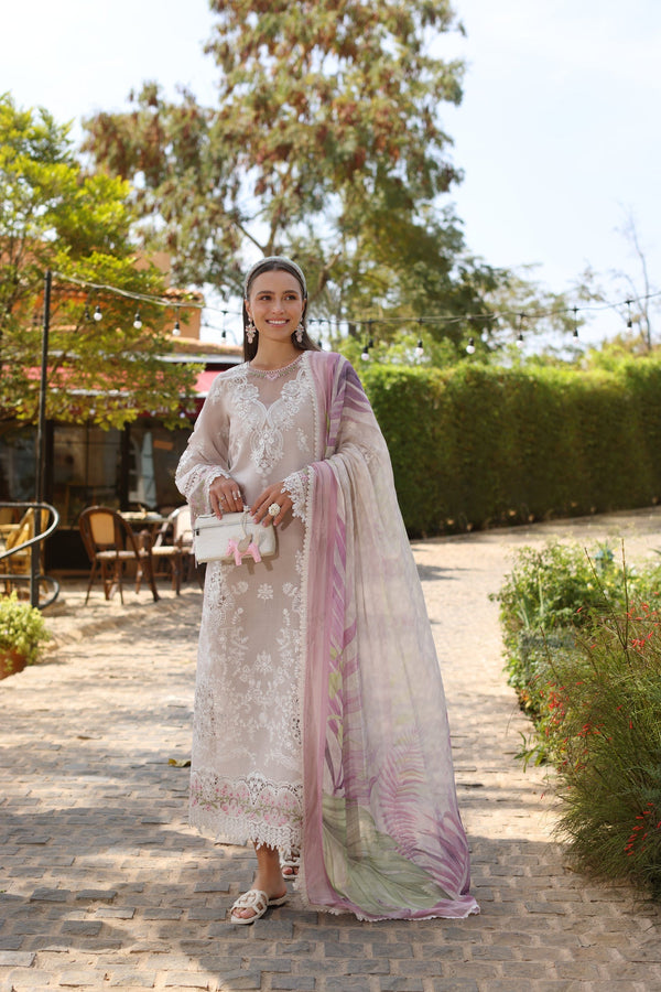 Noor by Saadia Asad | Luxe Chikankari 25 | D4-A - by - Libasekhas UK - Registered Vendor of : Noor by Saadia Asad - 100% Original Designer Dresss