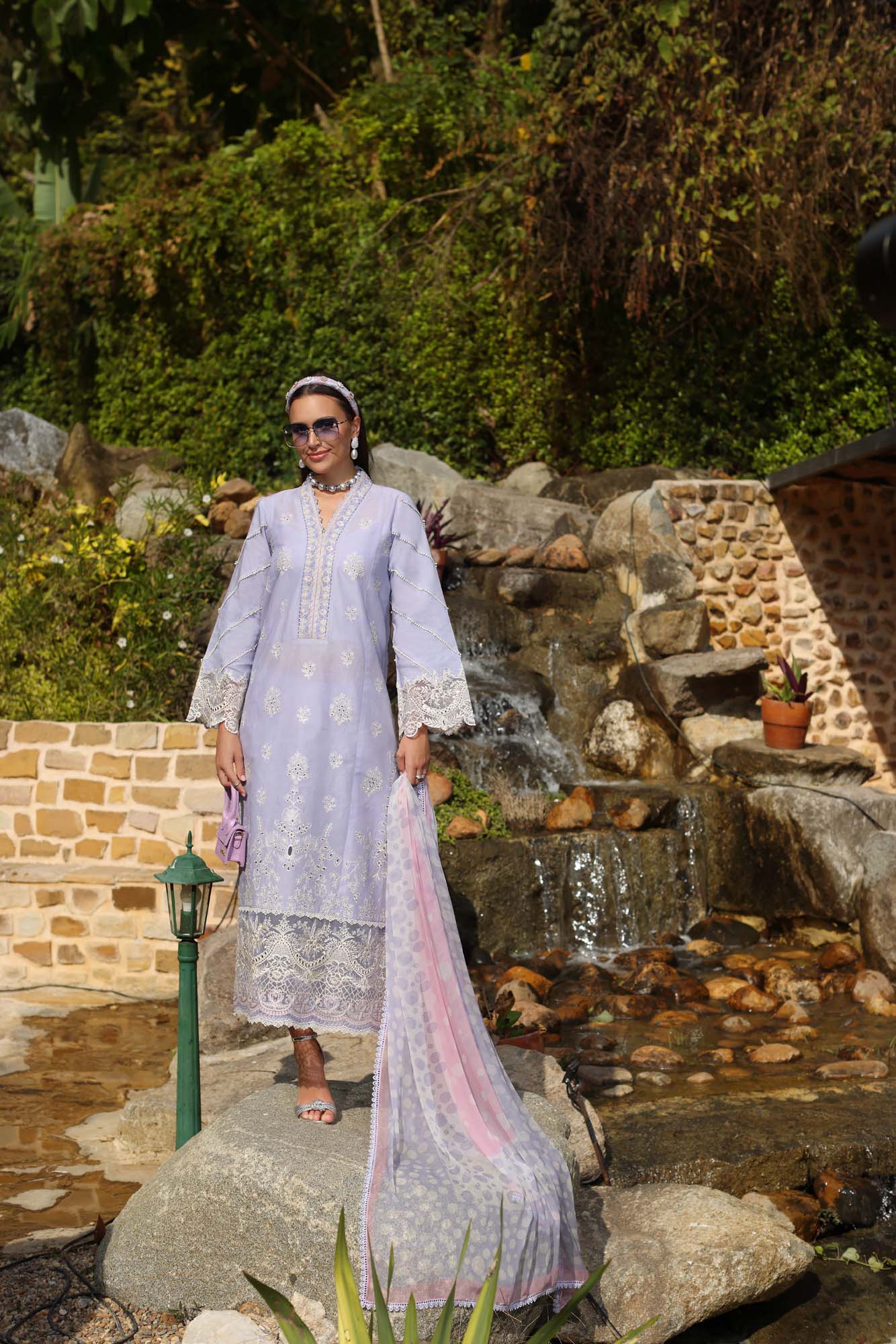 Noor by Saadia Asad | Luxe Chikankari 25 | D3-A - by - Libasekhas UK - Registered Vendor of : Noor by Saadia Asad - 100% Original Designer Dresss