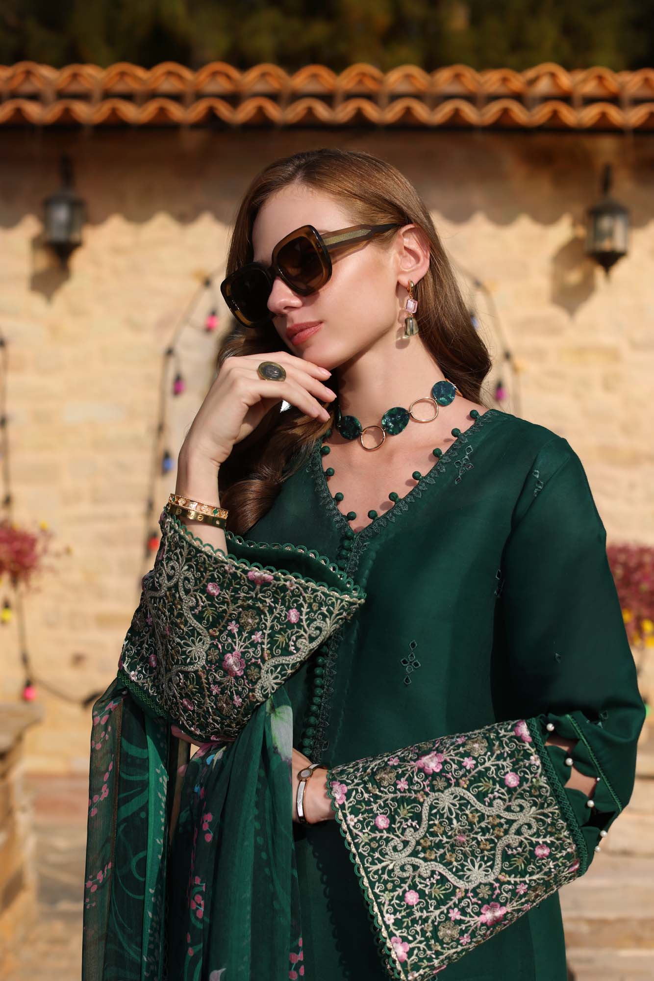 Noor by Saadia Asad | Luxe Chikankari 25 | D1-A - by - Libasekhas UK - Registered Vendor of : Noor by Saadia Asad - 100% Original Designer Dresss