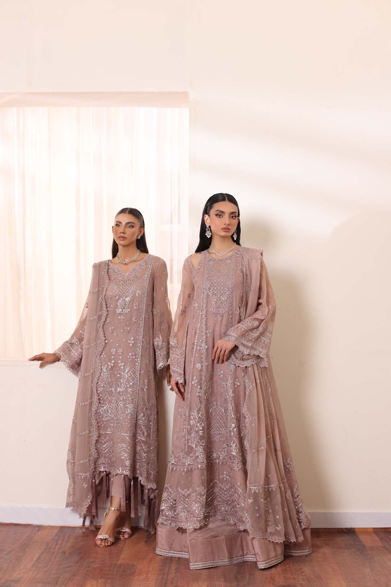 Noor by Saadia Asad | Noor Chiffon De Luxe | D7 - by - Libasekhas UK - Registered Vendor of : Noor by Saadia Asad - 100% Original Designer Dresss