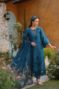 Noor by Saadia Asad | Luxe Chikankari 25 | D8-B - by - Libasekhas UK - Registered Vendor of : Noor by Saadia Asad - 100% Original Designer Dresss