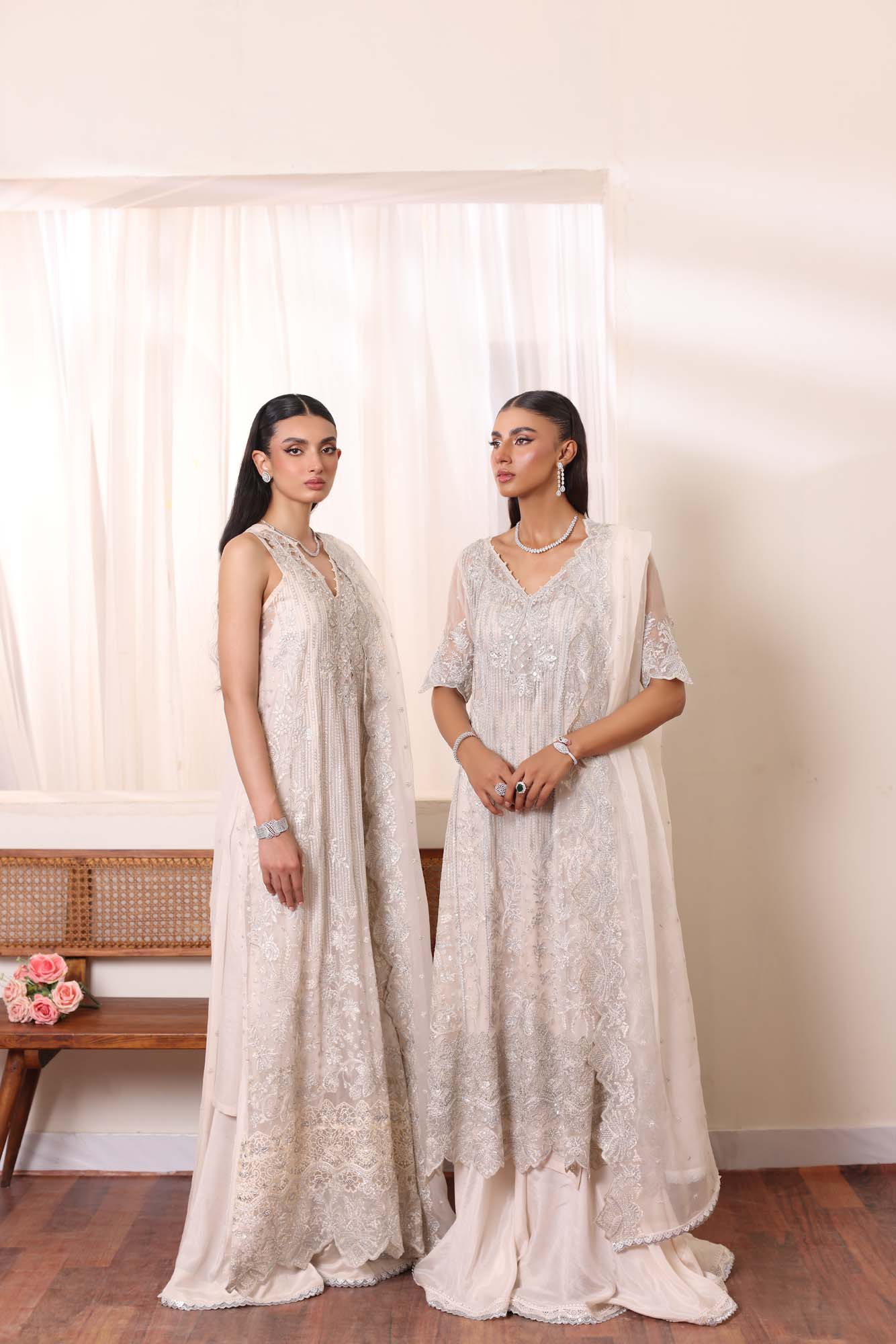 Noor by Saadia Asad | Noor Chiffon De Luxe | D5 - by - Libasekhas UK - Registered Vendor of : Noor by Saadia Asad - 100% Original Designer Dresss