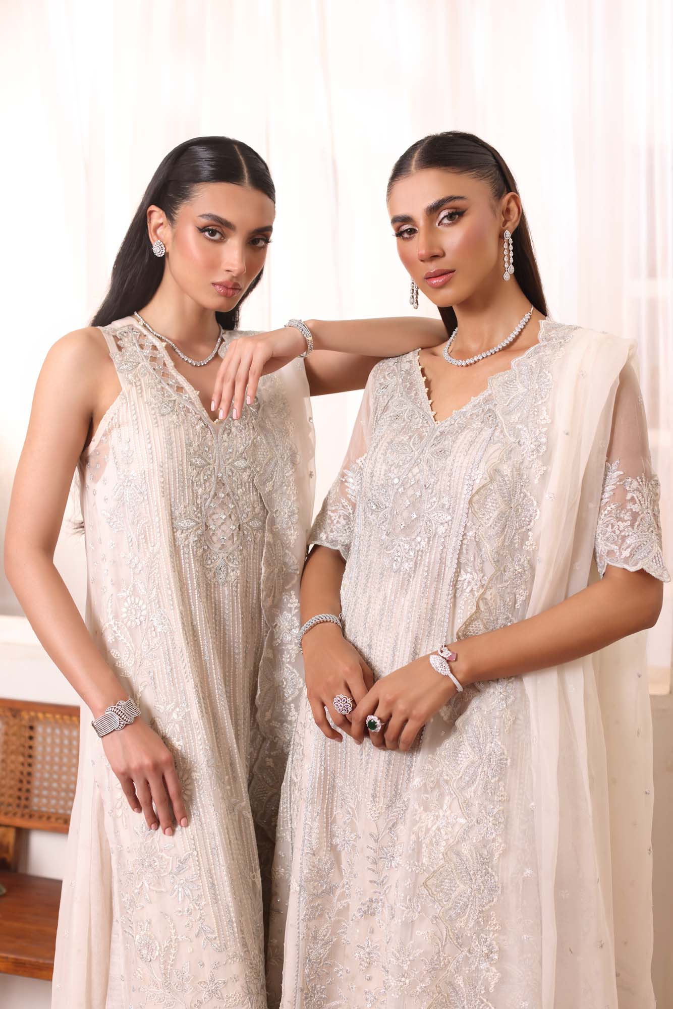 Noor by Saadia Asad | Noor Chiffon De Luxe | D5 - by - Libasekhas UK - Registered Vendor of : Noor by Saadia Asad - 100% Original Designer Dresss