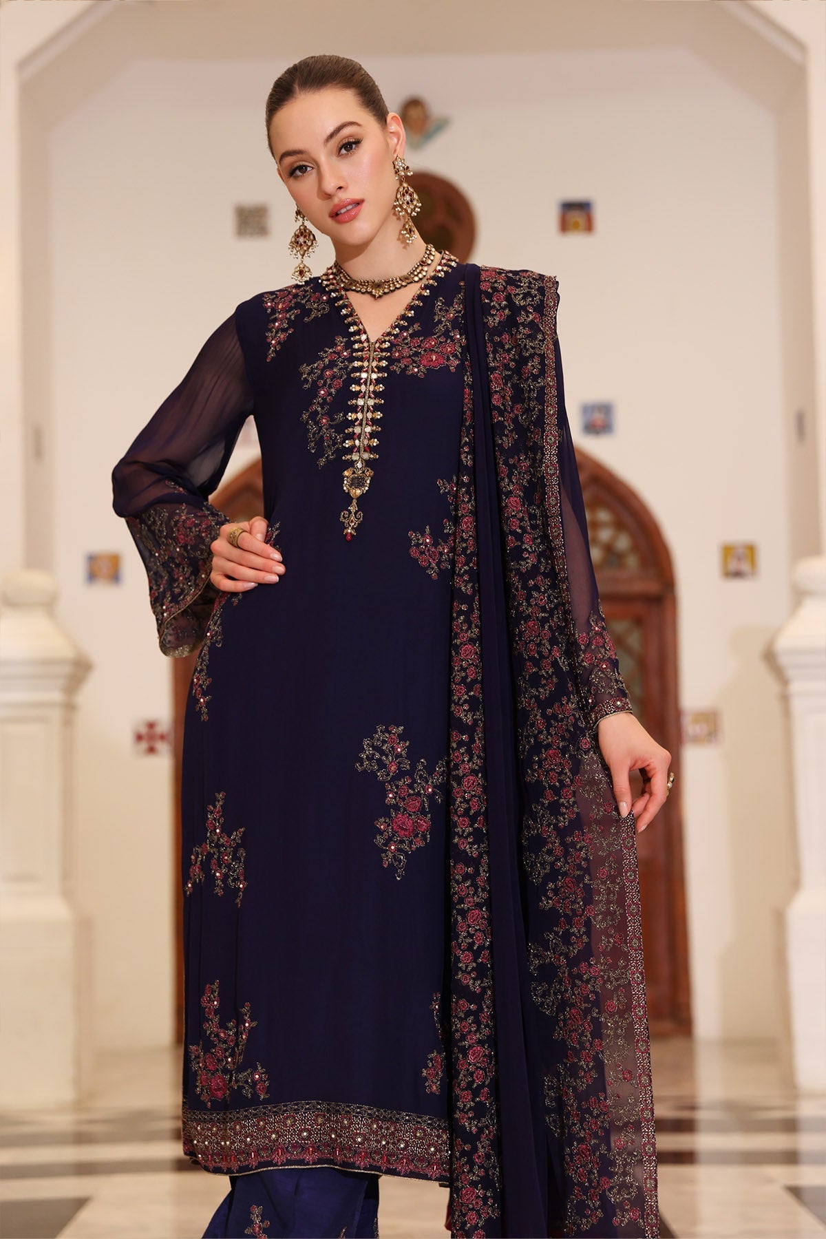 Chinyere | Formal Wedding Exclusive | INDIGO BUNCH (AA5260) - by - Libasekhas UK - Registered Vendor of : Chinyere - 100% Original Designer Dresss