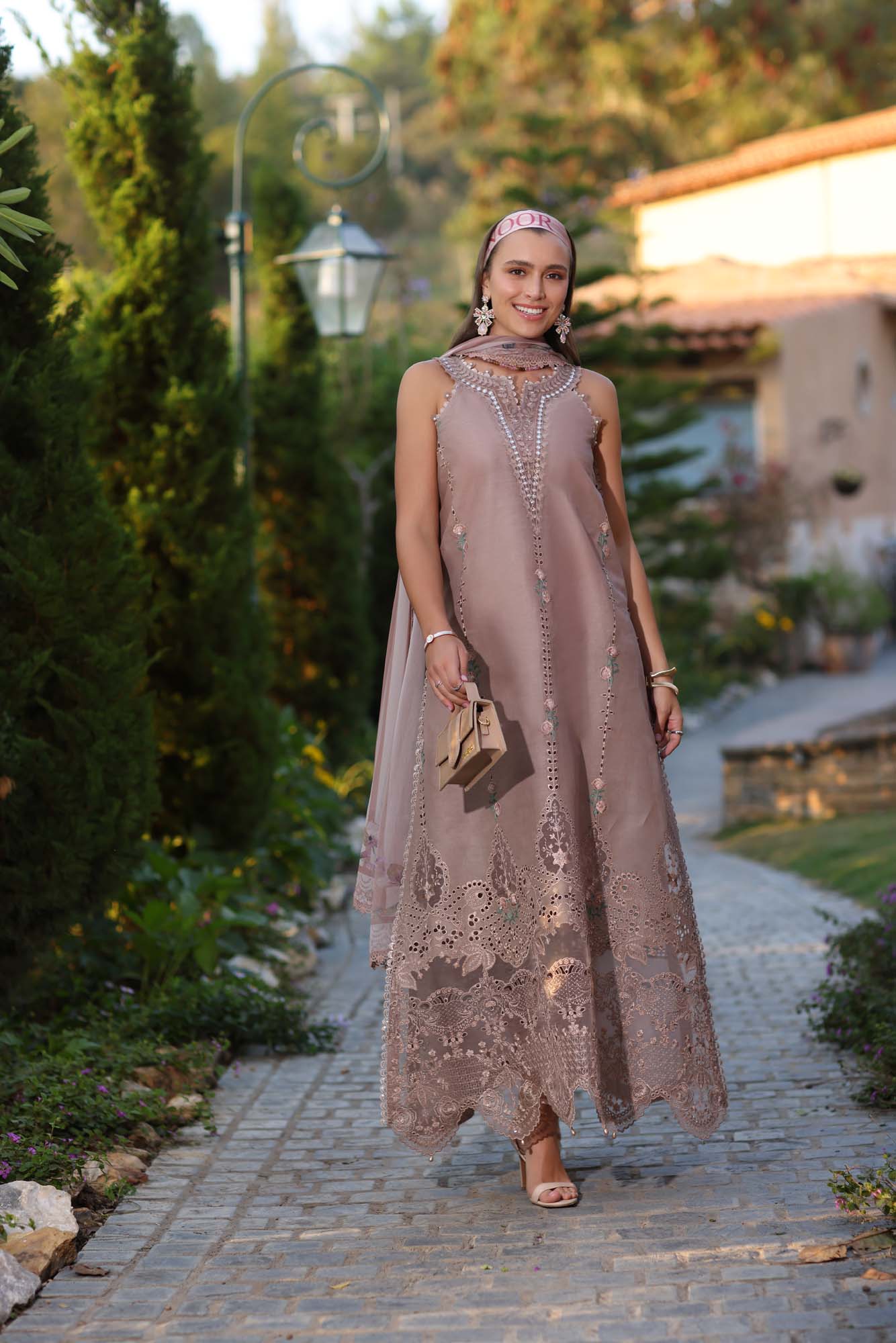 Noor by Saadia Asad | Luxe Chikankari 25 | D6-B - by - Libasekhas UK - Registered Vendor of : Noor by Saadia Asad - 100% Original Designer Dresss
