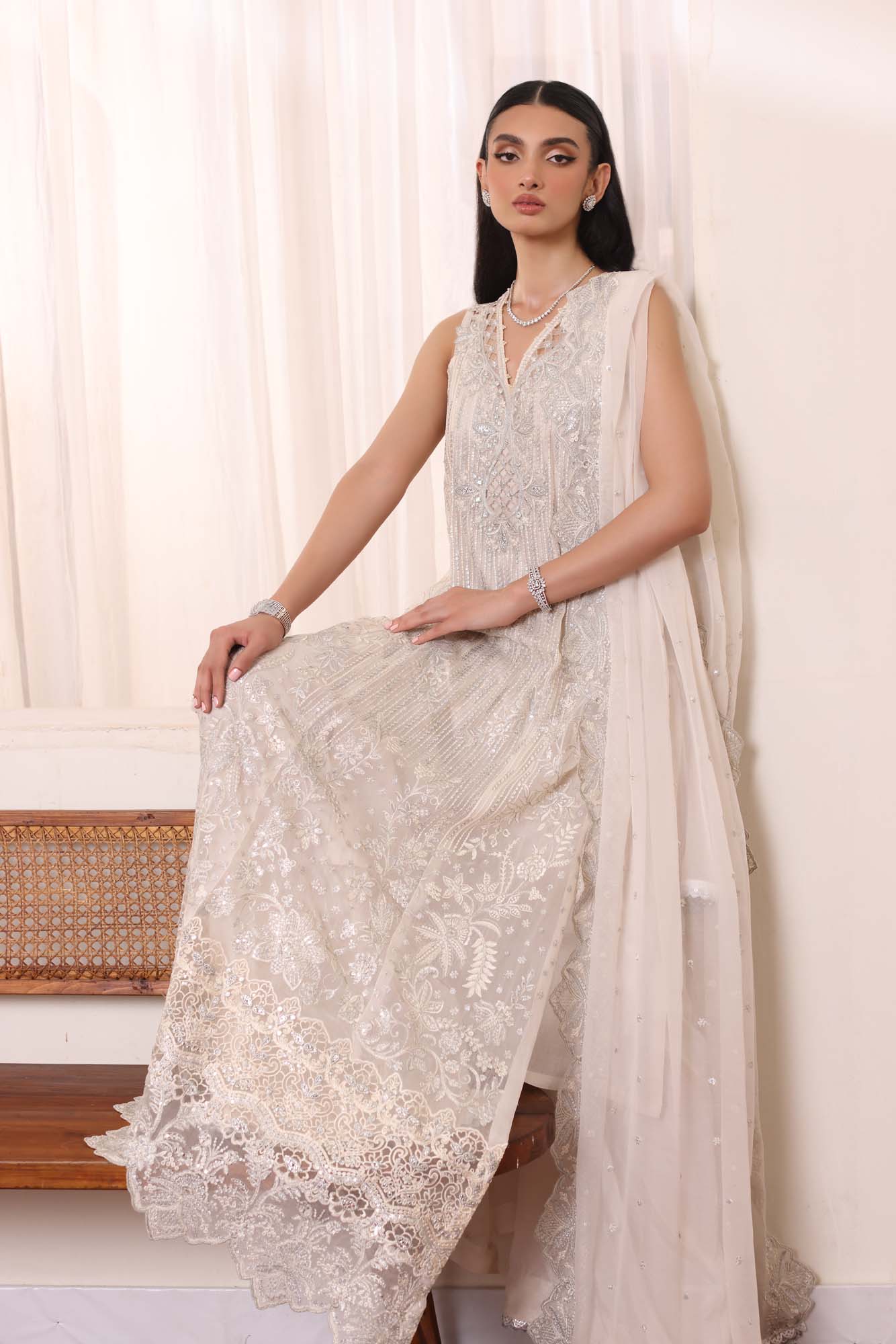 Noor by Saadia Asad | Noor Chiffon De Luxe | D5 - by - Libasekhas UK - Registered Vendor of : Noor by Saadia Asad - 100% Original Designer Dresss