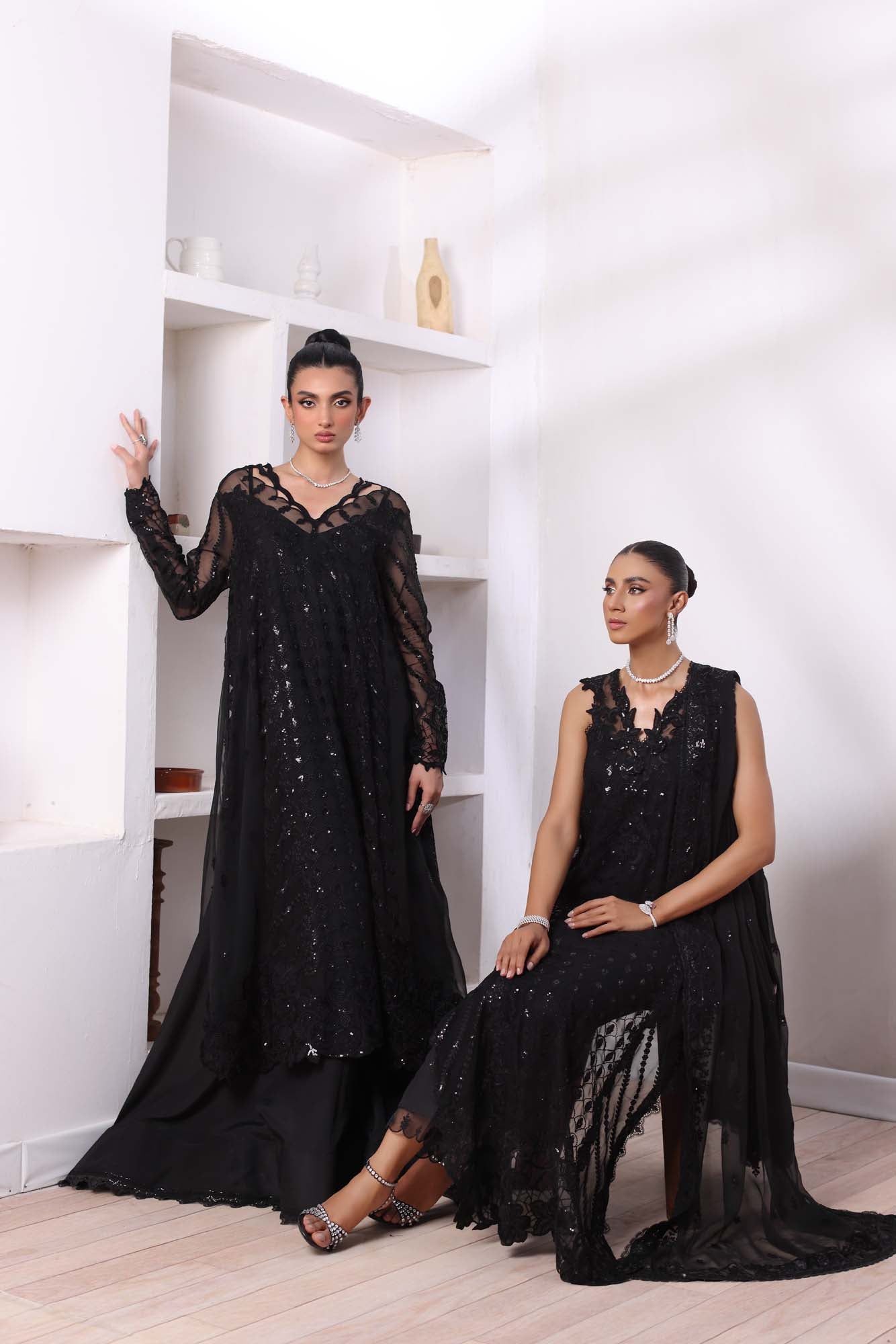 Noor by Saadia Asad | Noor Chiffon De Luxe | D4 - by - Libasekhas UK - Registered Vendor of : Noor by Saadia Asad - 100% Original Designer Dresss