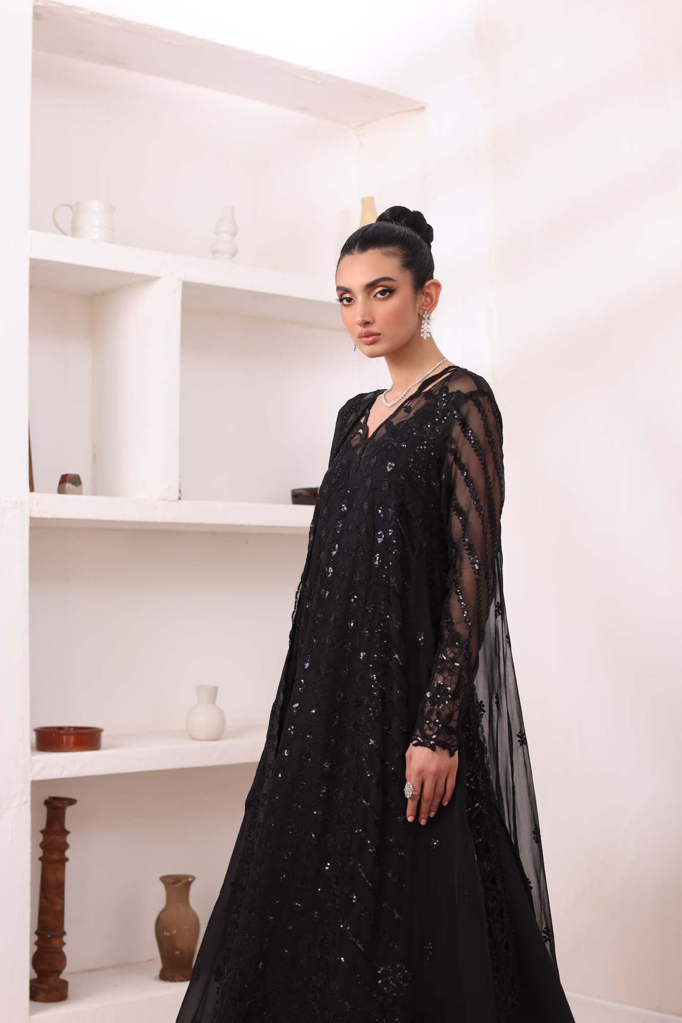 Noor by Saadia Asad | Noor Chiffon De Luxe | D4 - by - Libasekhas UK - Registered Vendor of : Noor by Saadia Asad - 100% Original Designer Dresss