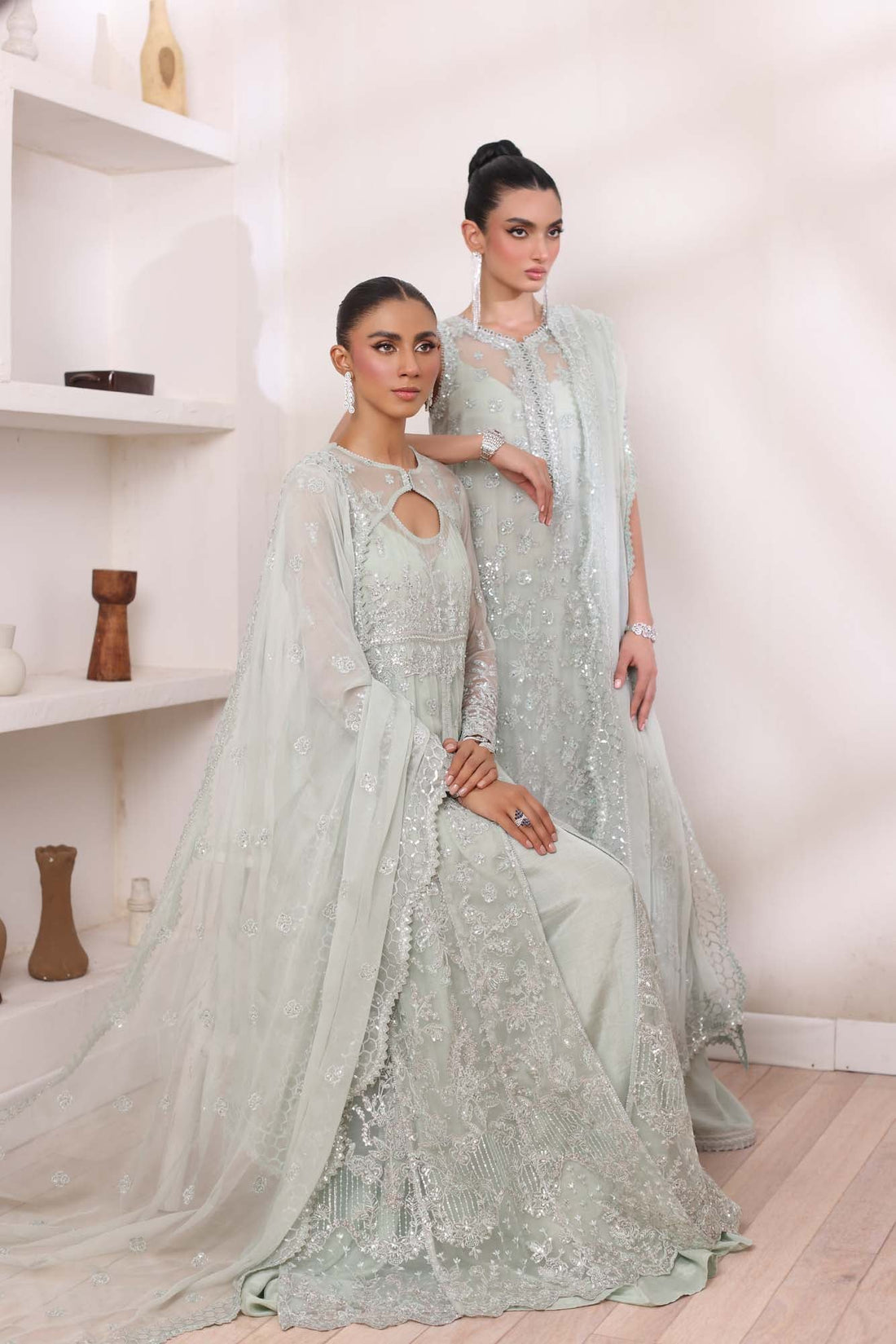 Noor by Saadia Asad | Noor Chiffon De Luxe | D8 - by - Libasekhas UK - Registered Vendor of : Noor by Saadia Asad - 100% Original Designer Dresss