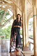 Noor by Saadia Asad | Eid Luxe Printedkari | D7-A - by - Libasekhas UK - Registered Vendor of : Noor by Saadia Asad - 100% Original Designer Dresss
