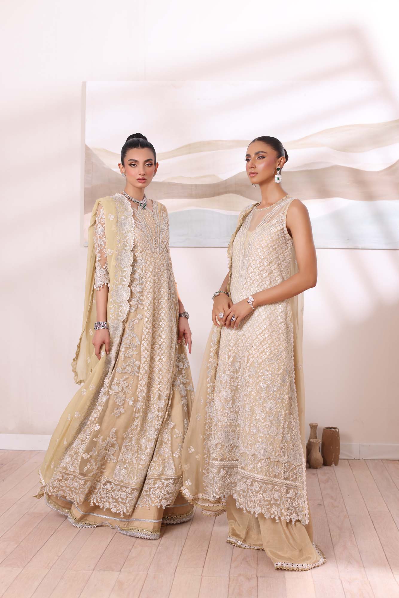Noor by Saadia Asad | Noor Chiffon De Luxe | D1 - by - Libasekhas UK - Registered Vendor of : Noor by Saadia Asad - 100% Original Designer Dresss