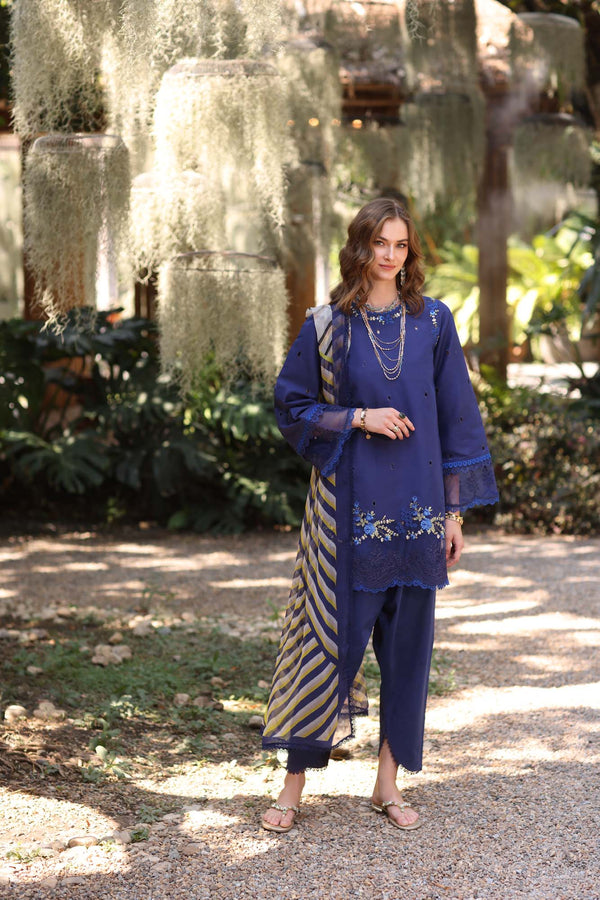 Noor by Saadia Asad | Eid Luxe Printedkari | D3-A - by - Libasekhas UK - Registered Vendor of : Noor by Saadia Asad - 100% Original Designer Dresss