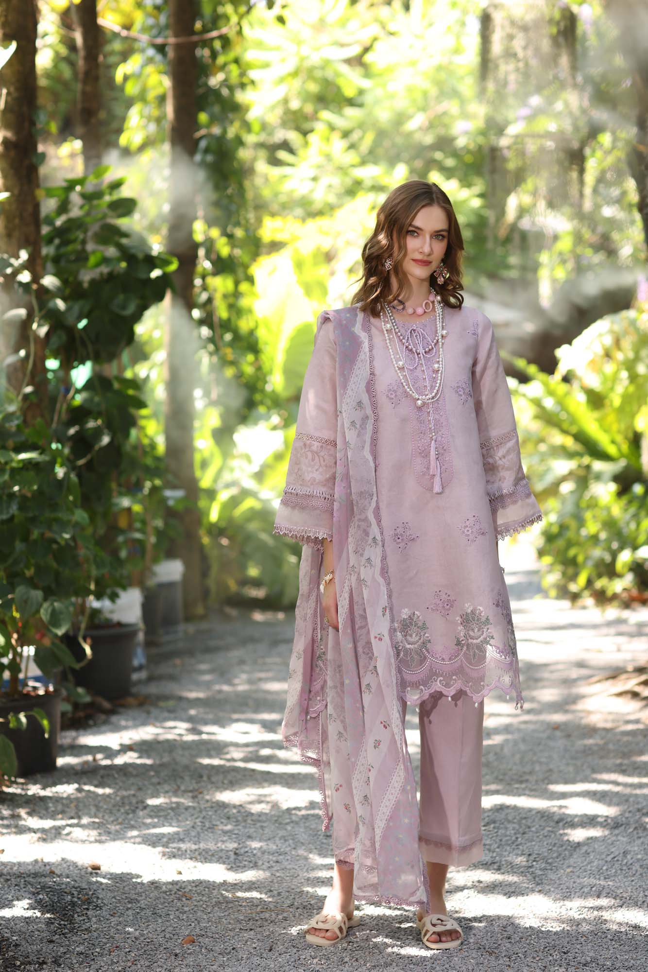 Noor by Saadia Asad | Eid Luxe Printedkari | D6-B - by - Libasekhas UK - Registered Vendor of : Noor by Saadia Asad - 100% Original Designer Dresss