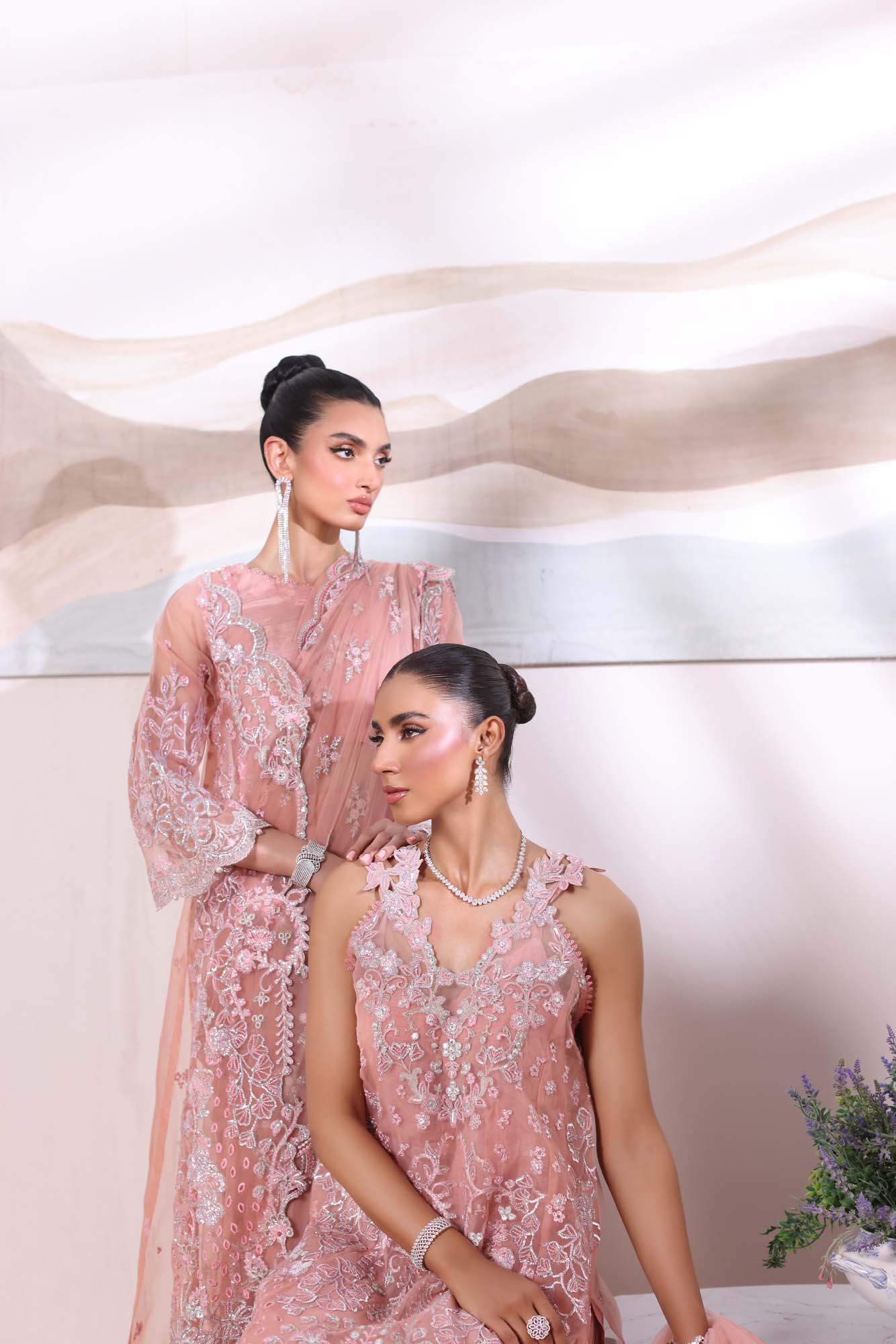 Noor by Saadia Asad | Noor Chiffon De Luxe | D6 - by - Libasekhas UK - Registered Vendor of : Noor by Saadia Asad - 100% Original Designer Dresss