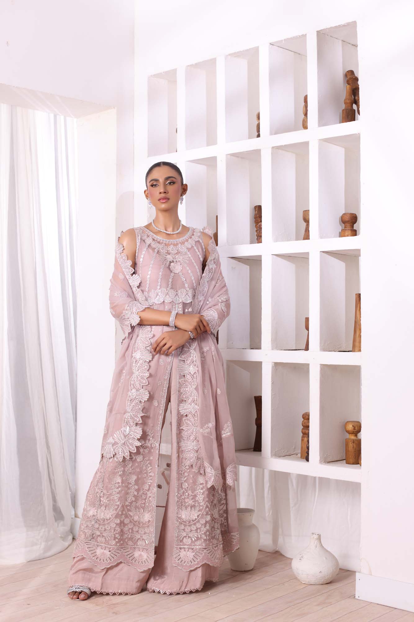 Noor by Saadia Asad | Noor Chiffon De Luxe | D3 - by - Libasekhas UK - Registered Vendor of : Noor by Saadia Asad - 100% Original Designer Dresss