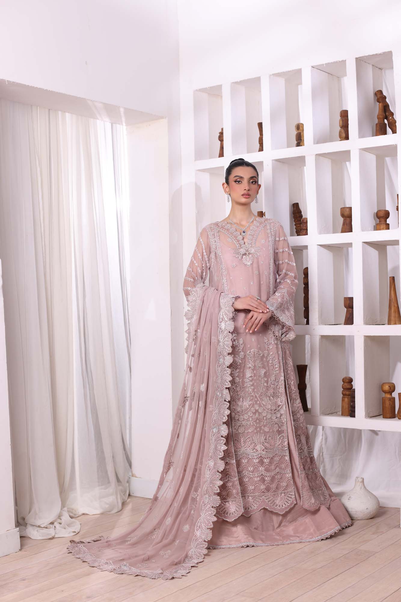 Noor by Saadia Asad | Noor Chiffon De Luxe | D3 - by - Libasekhas UK - Registered Vendor of : Noor by Saadia Asad - 100% Original Designer Dresss