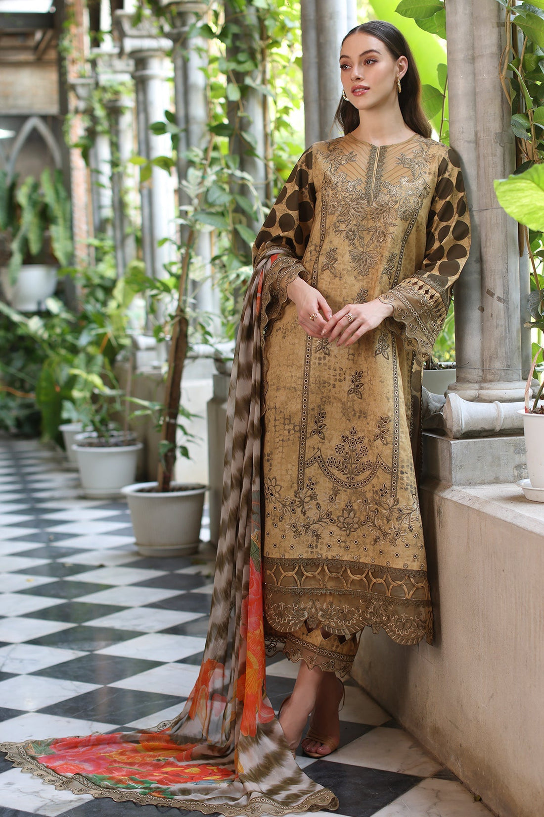 Charizma | Miraas Lawn |CMR5-05 - by - Libasekhas UK - Registered Vendor of : Charizma - 100% Original Designer Dresss
