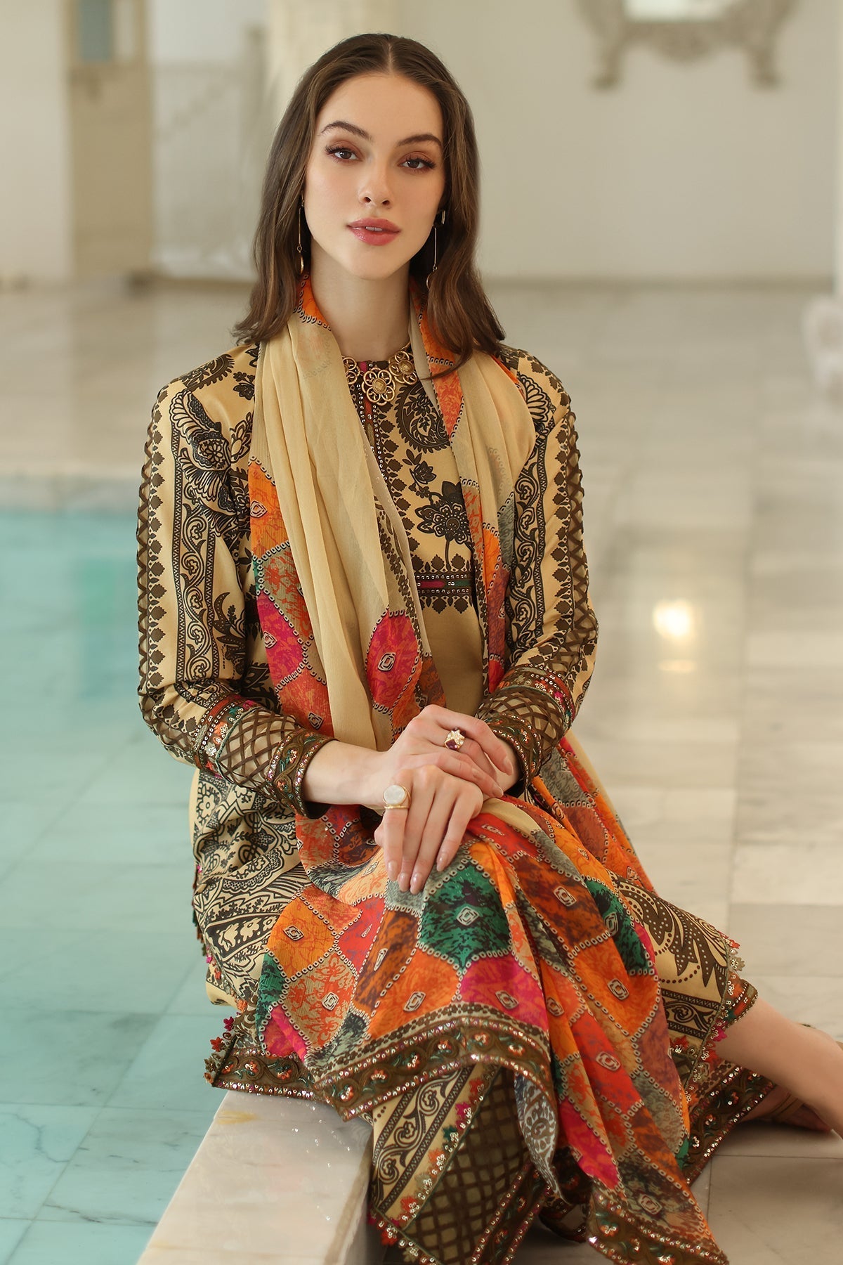 Charizma | Aniq Lawn Collection | AN5-04 - Ladies Clothes -  Libasekhas