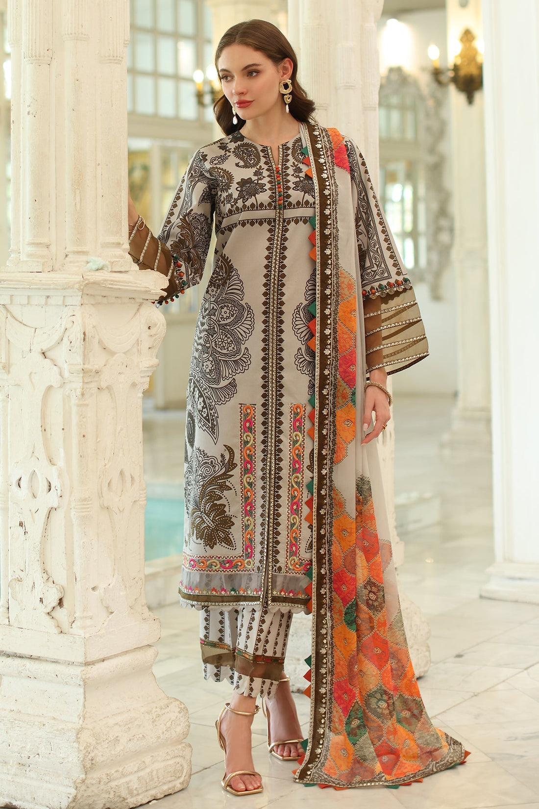 Charizma | Aniq Lawn Collection | AN5-08 - Ladies Clothes -  Libasekhas