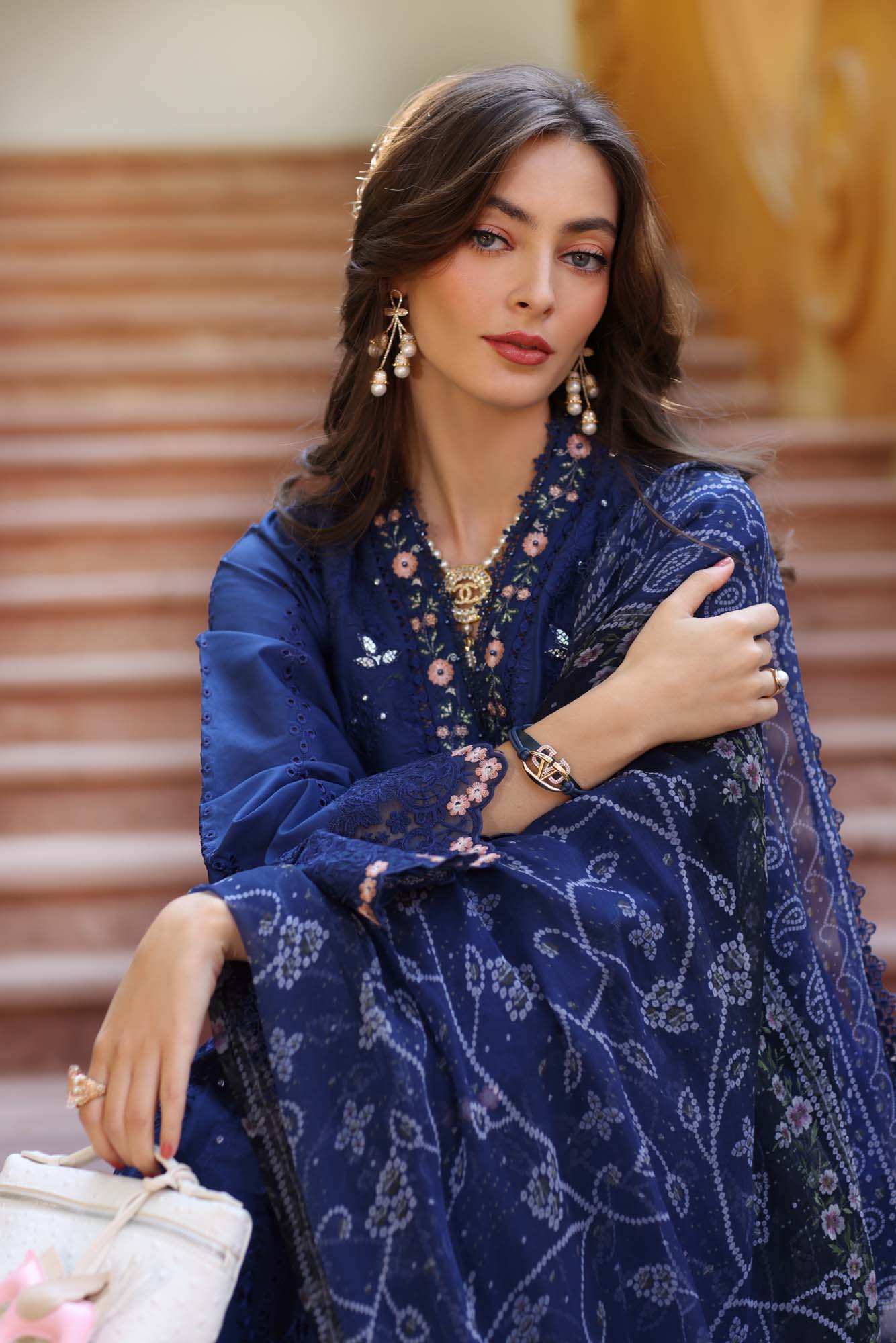 Noor by Saadia Asad | Eid Luxury Laserkari 25 | D5-B - by - Libasekhas UK - Registered Vendor of : Noor by Saadia Asad - 100% Original Designer Dresss