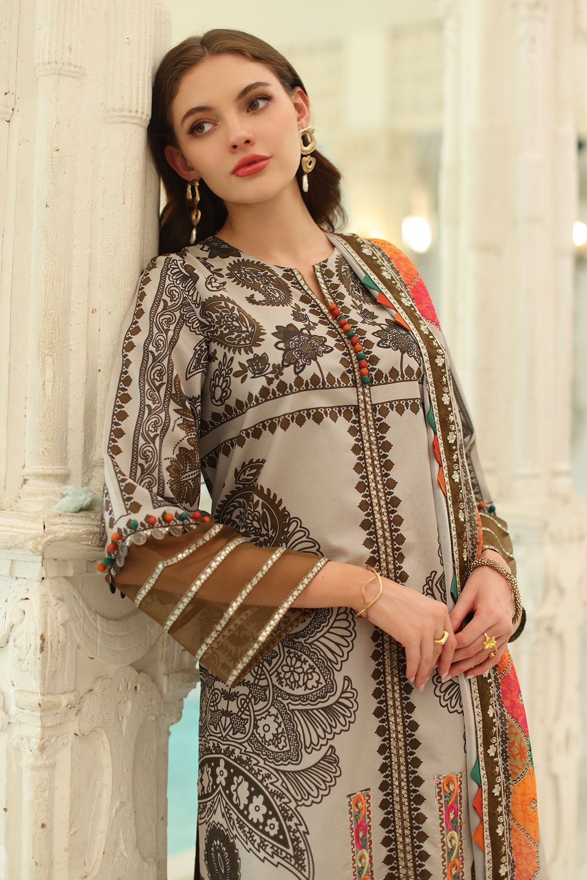 Charizma | Aniq Lawn Collection | AN5-08 - Ladies Clothes -  Libasekhas
